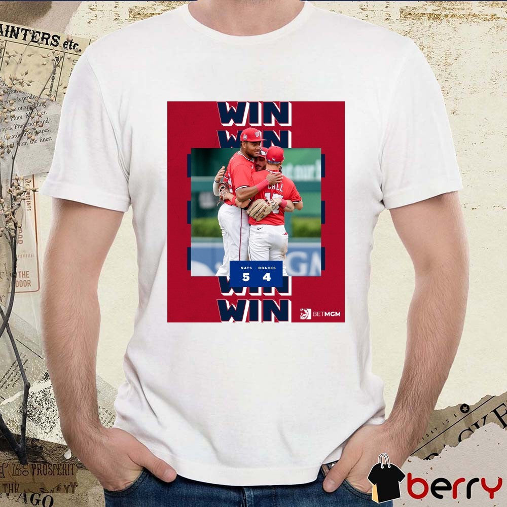 Alex Ovechkin Washington Nationals Win Arizona Diamondbacks Final Score 5 – 4 Poster t-shirt