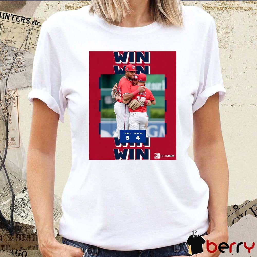 Alex Ovechkin Washington Nationals Win Arizona Diamondbacks Final Score 5 – 4 Poster t-shirt