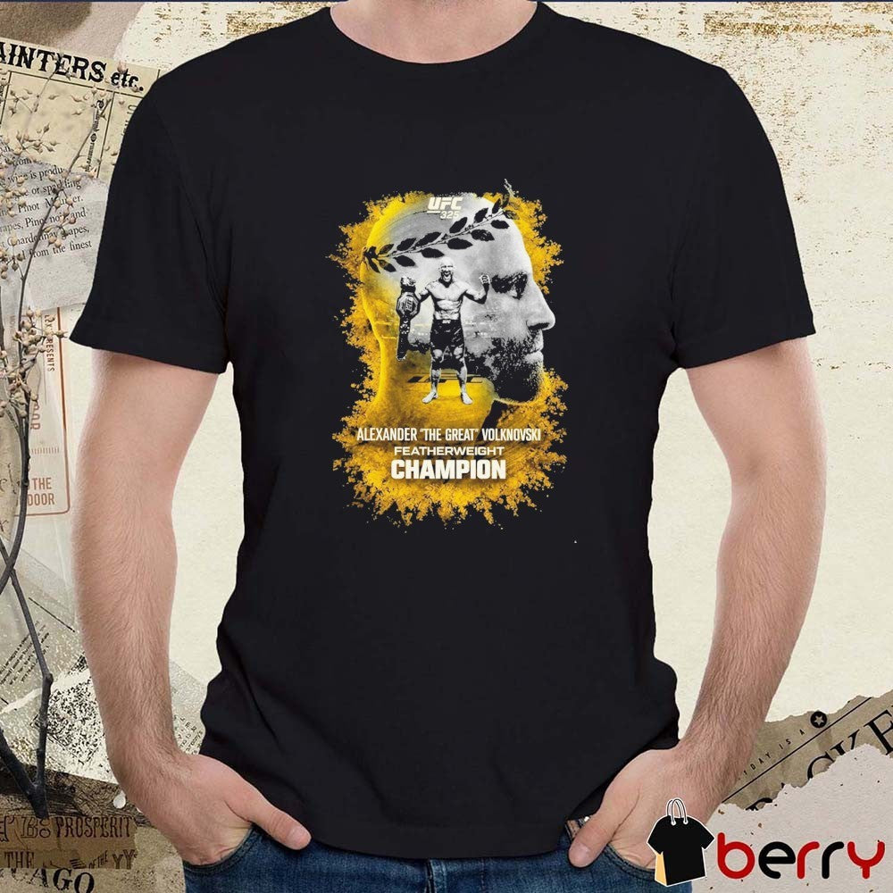 Alexander The Great Volkanovski UFC 325 Featherweight Champion t-shirt