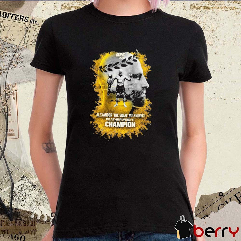 Alexander The Great Volkanovski UFC 325 Featherweight Champion t-shirt