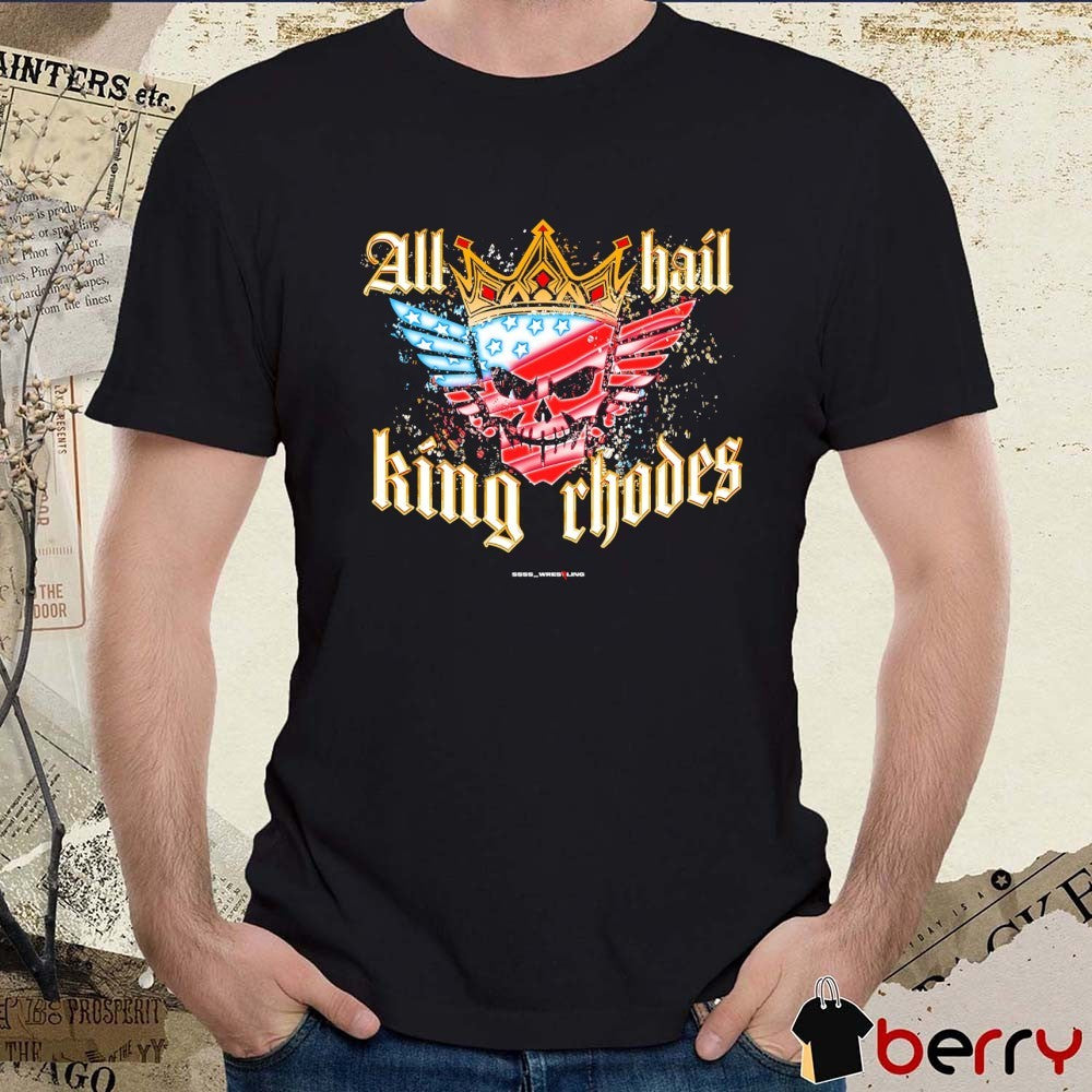 All Hail King Rhodes Cody Rhodes WWE Smackdown Art t-shirt