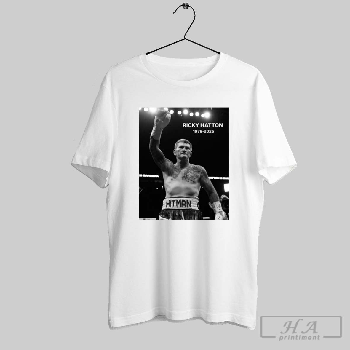 Official All The Smoke Boxing Rest In Peace Ricky Hatton 1978 2025 Poster