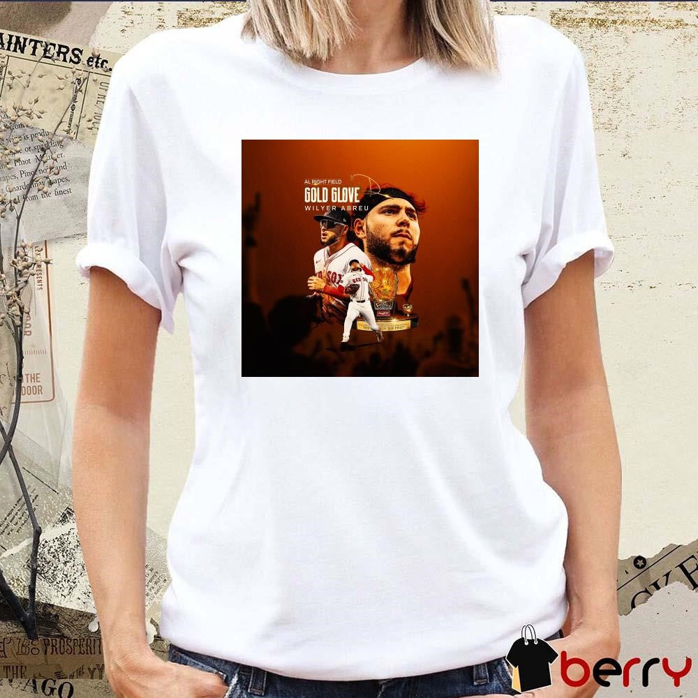 Alright Field Gold Glove Wilyer Abreu Boston Red Sox Poster t-shirt