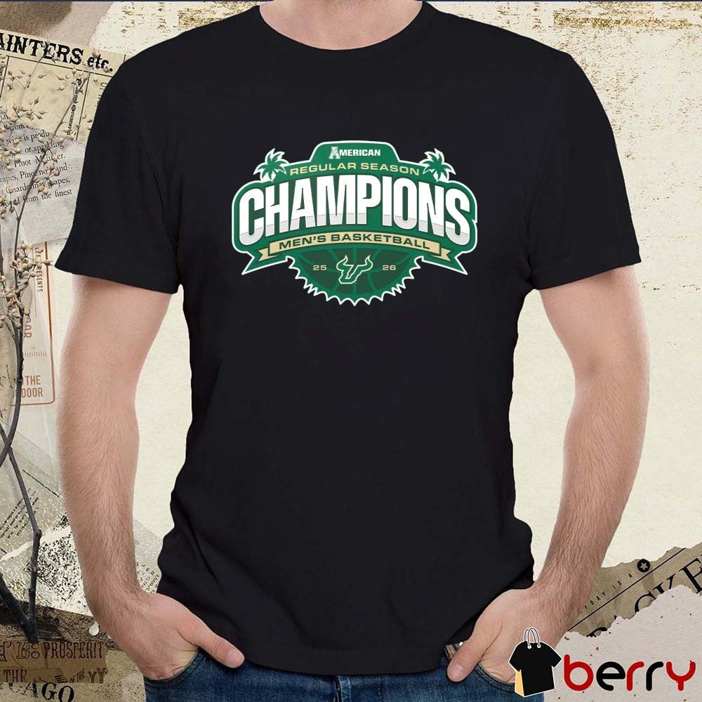 American Regular Season Champions USF Men’s Basketball 2026 t-shirt