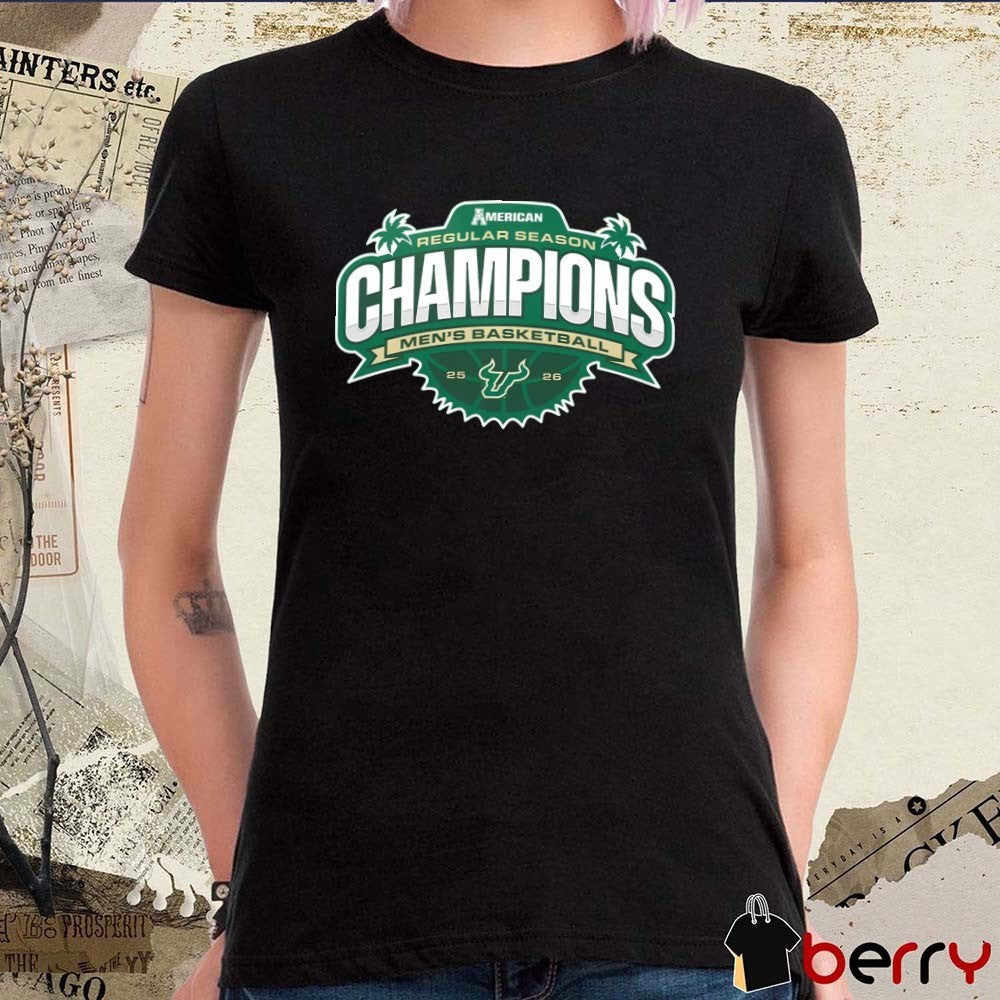 American Regular Season Champions USF Men’s Basketball 2026 t-shirt