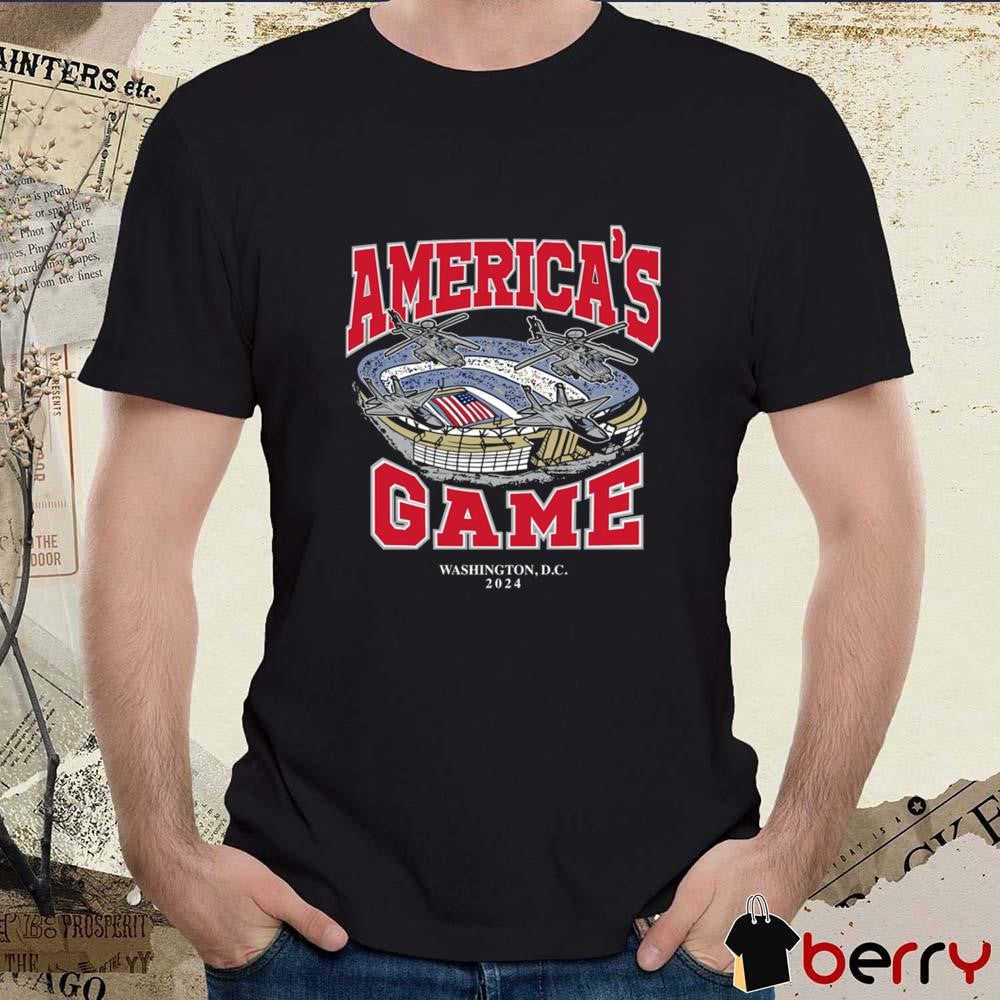 America’s Game Washington DC 2024 t-shirt