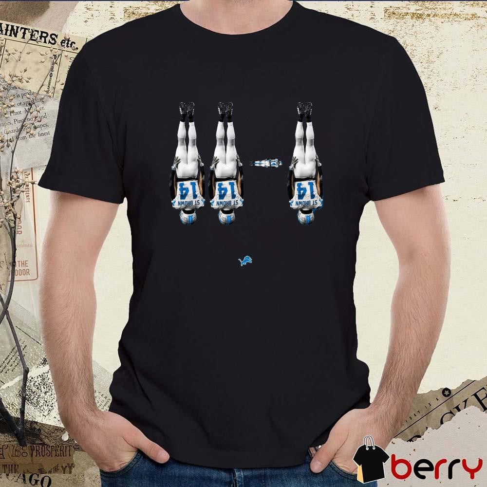 Amon-Ra St Brown NFL Detroit Lions 2 – 1 Chicago Bears Score Headstand t-shirt