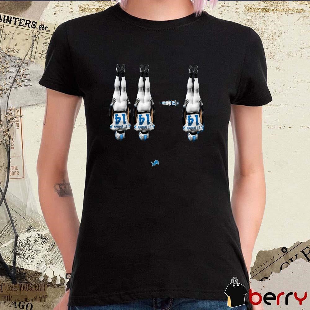 Amon-Ra St Brown NFL Detroit Lions 2 – 1 Chicago Bears Score Headstand t-shirt