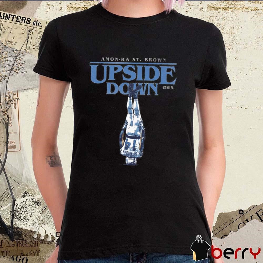 Amon-Ra St. Brown Detroit Lions NFL Upside Down t-shirt