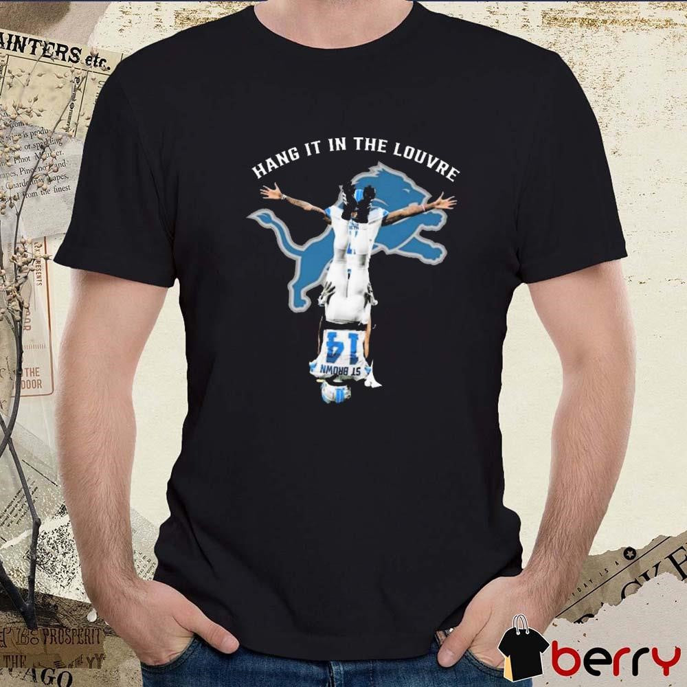 Amon-Ra St. Brown Hang It In The Louvre Detroit Lions NFL t-shirt