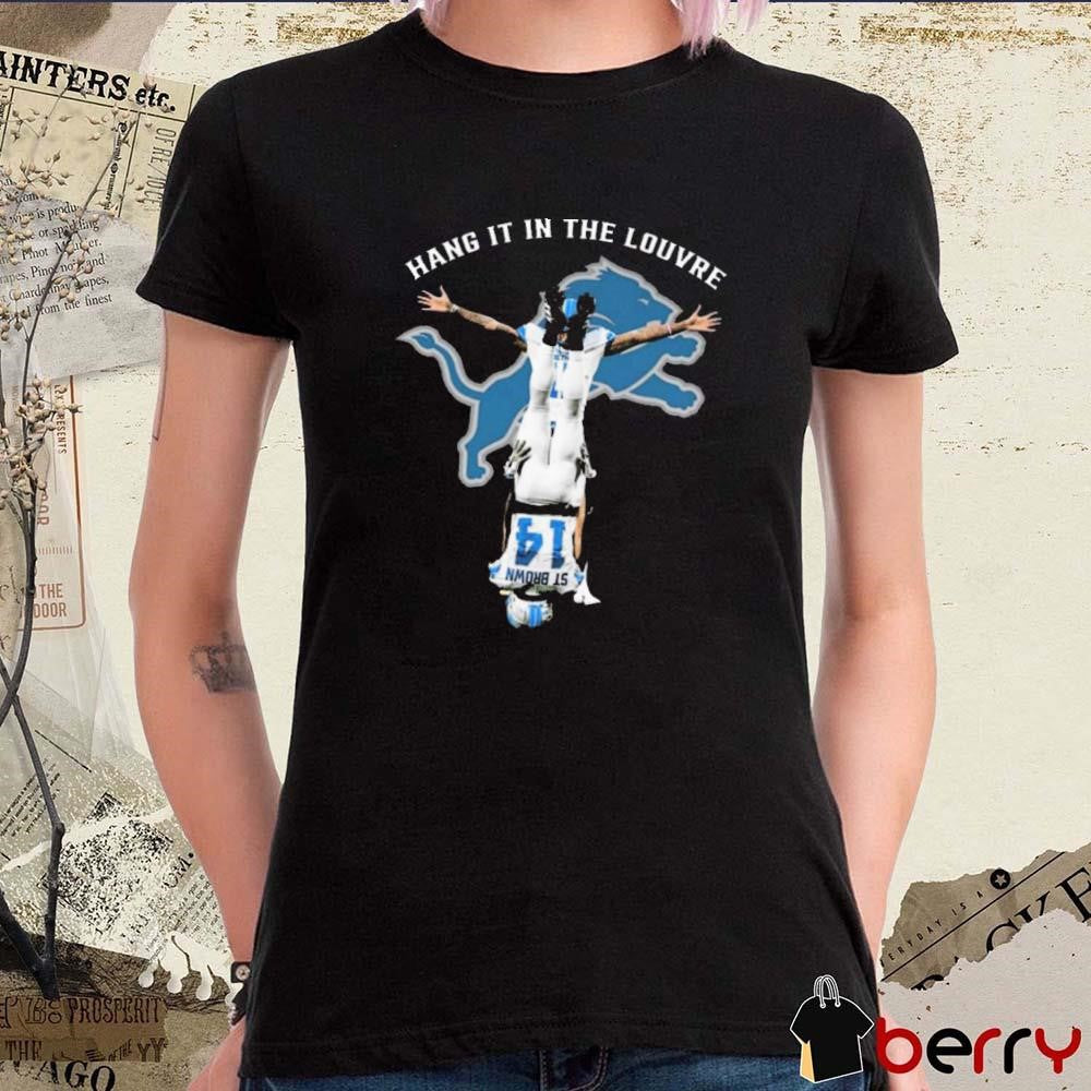 Amon-Ra St. Brown Hang It In The Louvre Detroit Lions NFL t-shirt