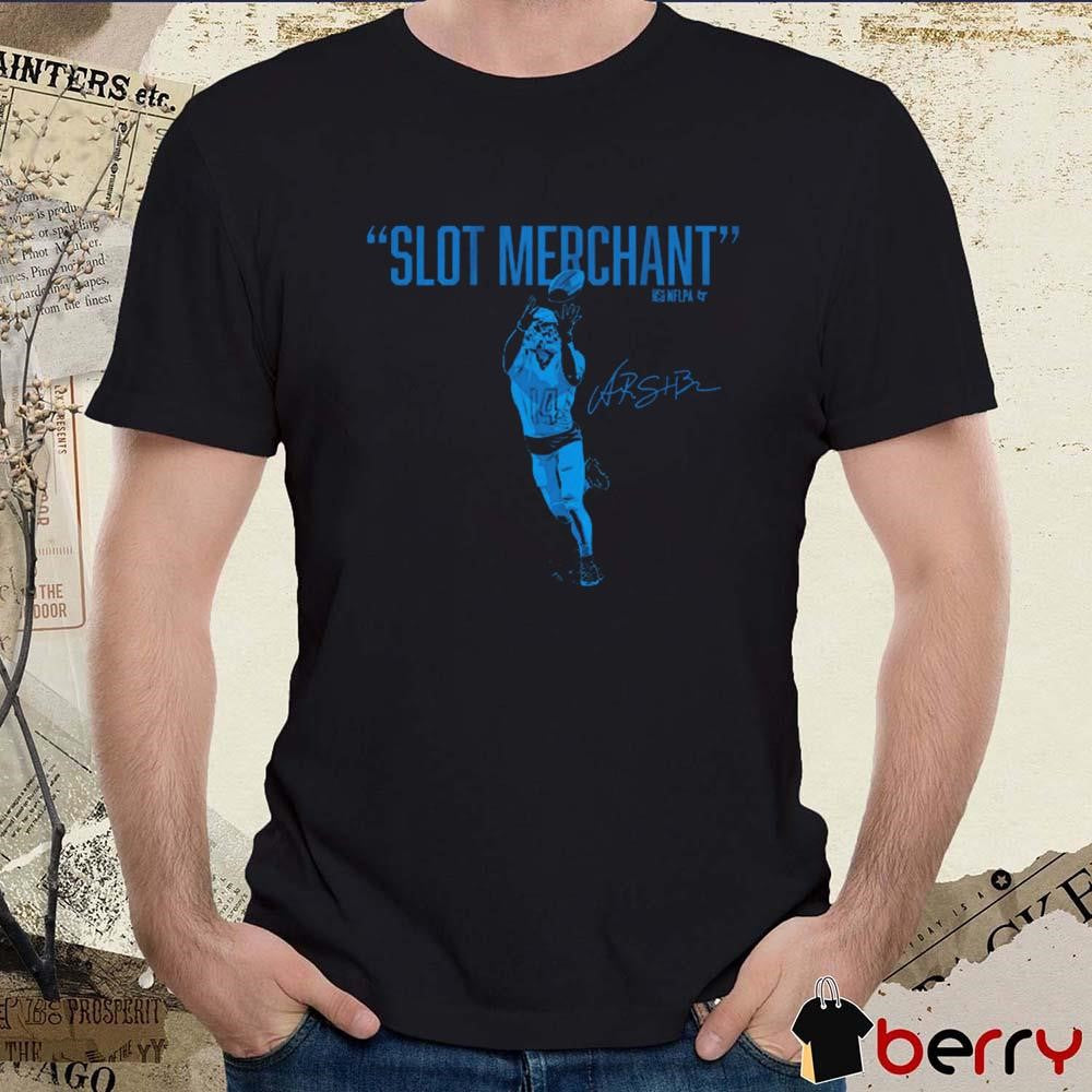 Amon-Ra St. Brown Slot Merchant Signature Detroit Lions NFL t-shirt