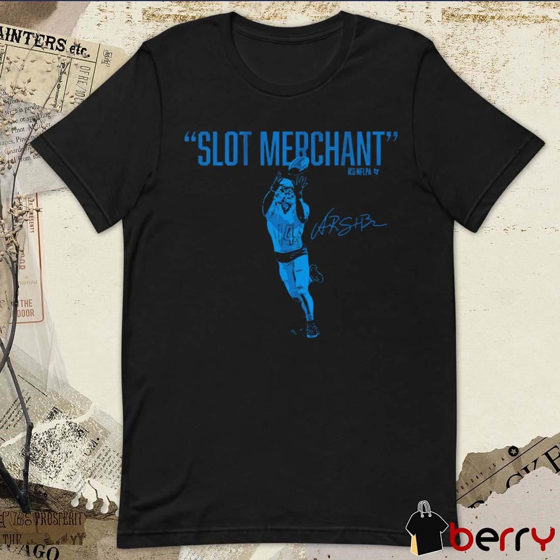 Amon-Ra St. Brown Slot Merchant Signature Detroit Lions NFL t-shirt