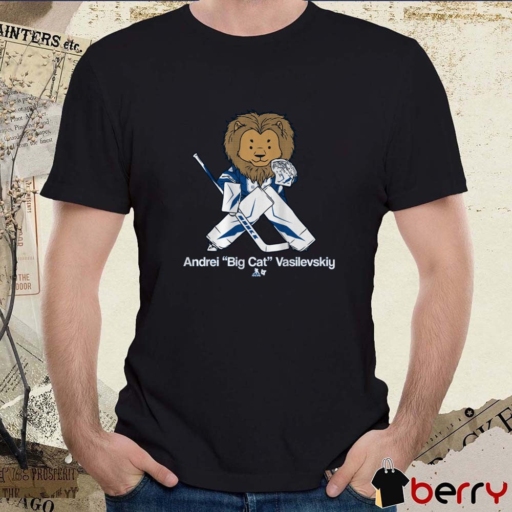 Andrei Vasilevskiy Big Cat Guy Tampa Bay Lightning Hockey t-shirt