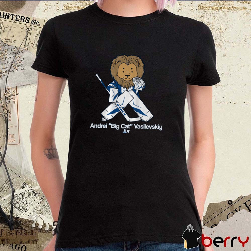 Andrei Vasilevskiy Big Cat Guy Tampa Bay Lightning Hockey t-shirt