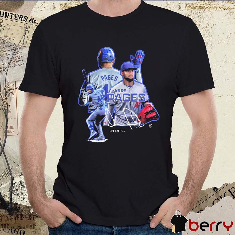 Andy Pages Los Angeles Dodgers NLCS MLB Player CF Signature t-shirt