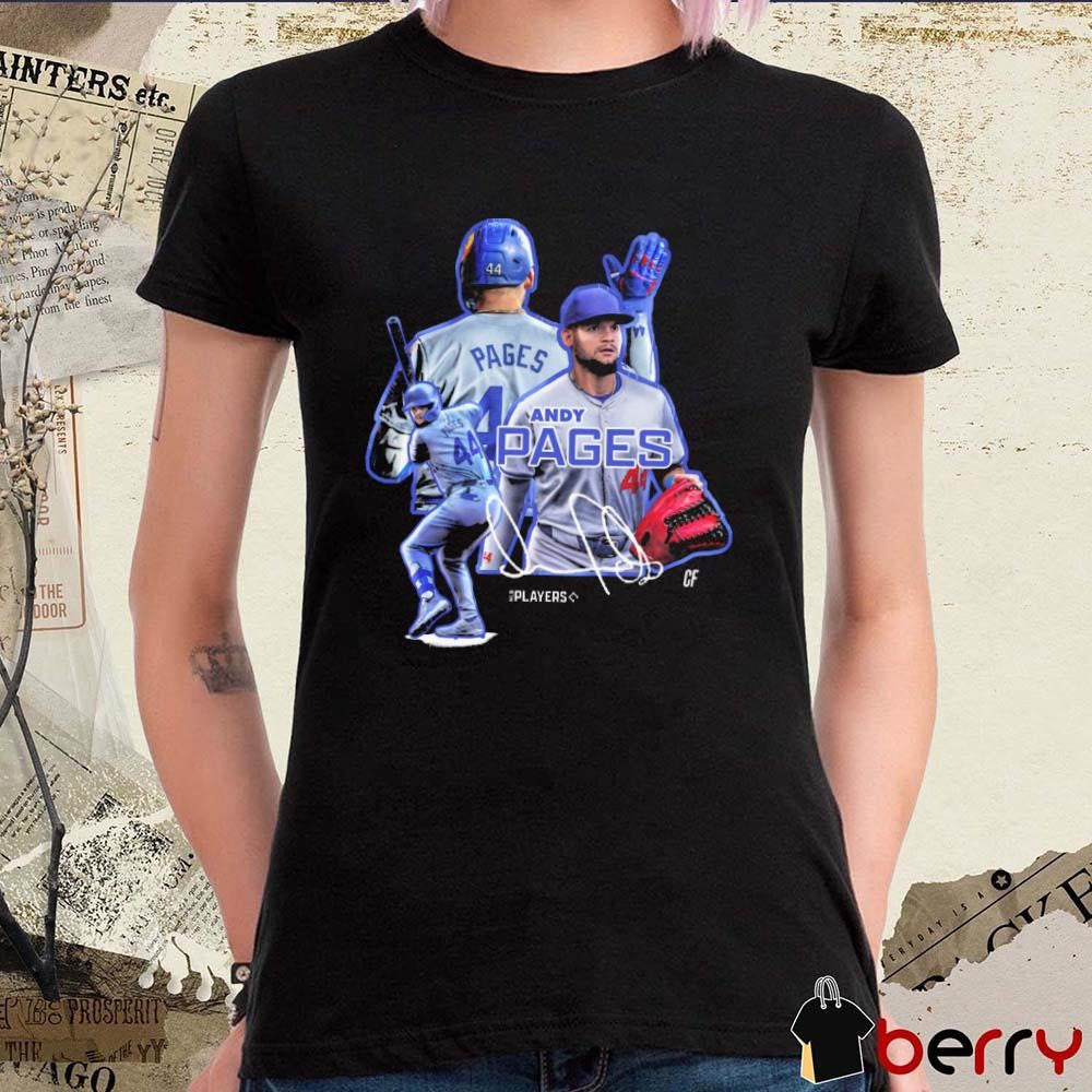 Andy Pages Los Angeles Dodgers NLCS MLB Player CF Signature t-shirt