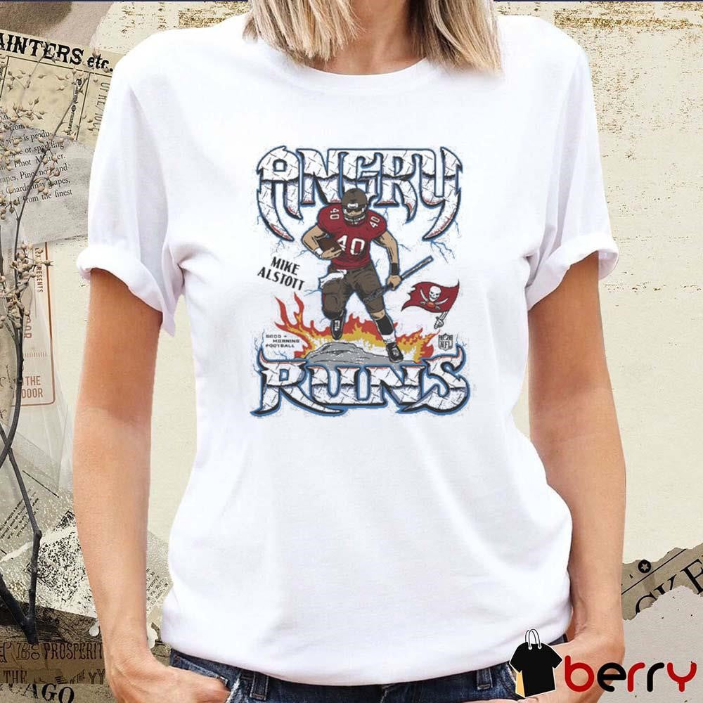 Angry Runs Tampa Bay Buccaneers NFL Mike Alstott t-shirt