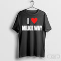 Official Angry Things For Sad People I Love Milkie Way Shirt Sweater