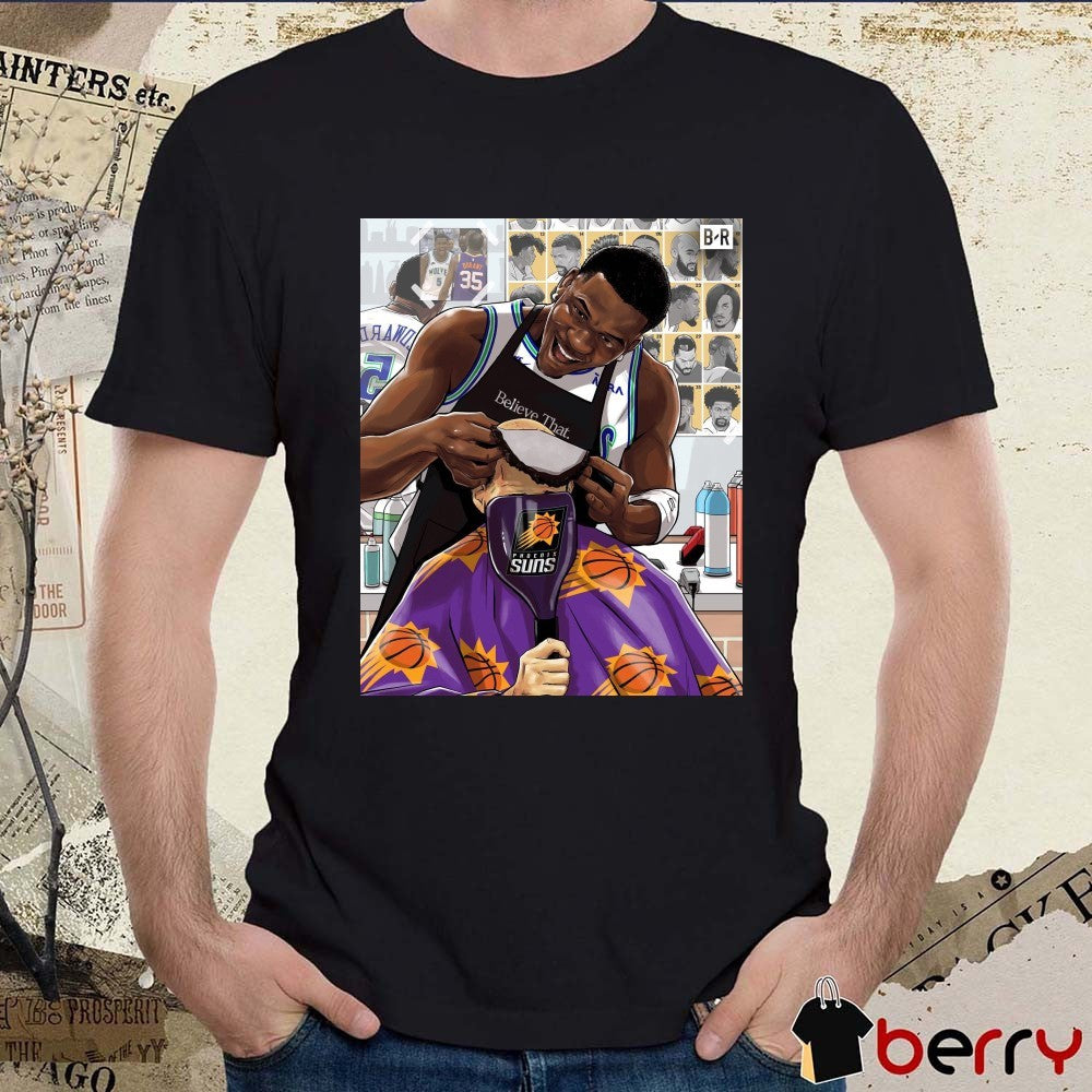 Anthony Edwards Devin Booker The Greatest Bleacher Report NBA Graphic t-shirt