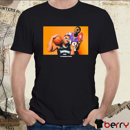 Anthony Edwards Minnesota Timberwolves Vs Justin Jefferson Minnesota Vikings Photo t-shirt