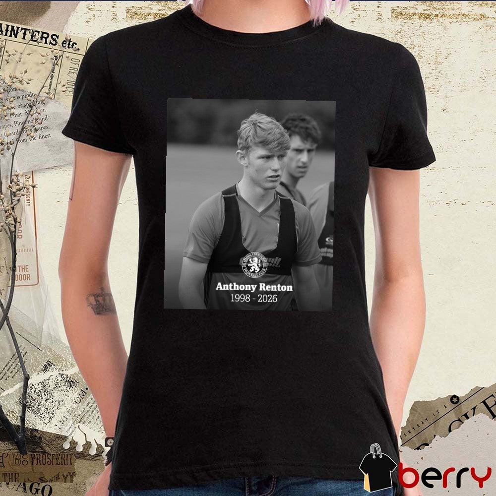 Anthony Renton 1998 – 2026 Middlesbrough Football Club Poster t-shirt