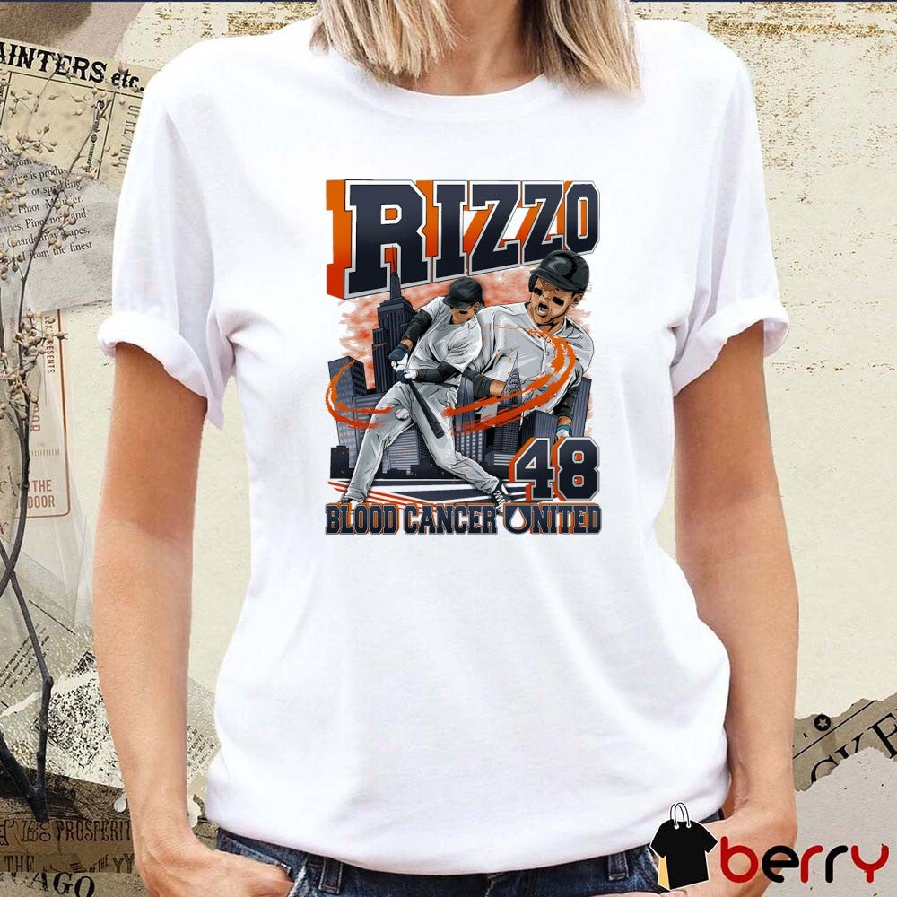 Anthony Rizzo Blood Cancer United New York Yankees Planet Euphoria Art t-shirt
