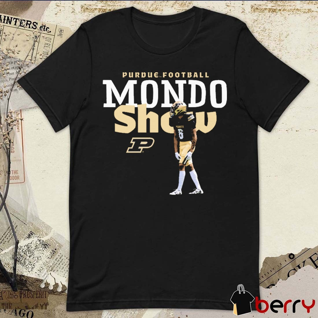 Arhmad Branch Purdue Boilermakers Football Mondo Show NCAA 2025 t-shirt