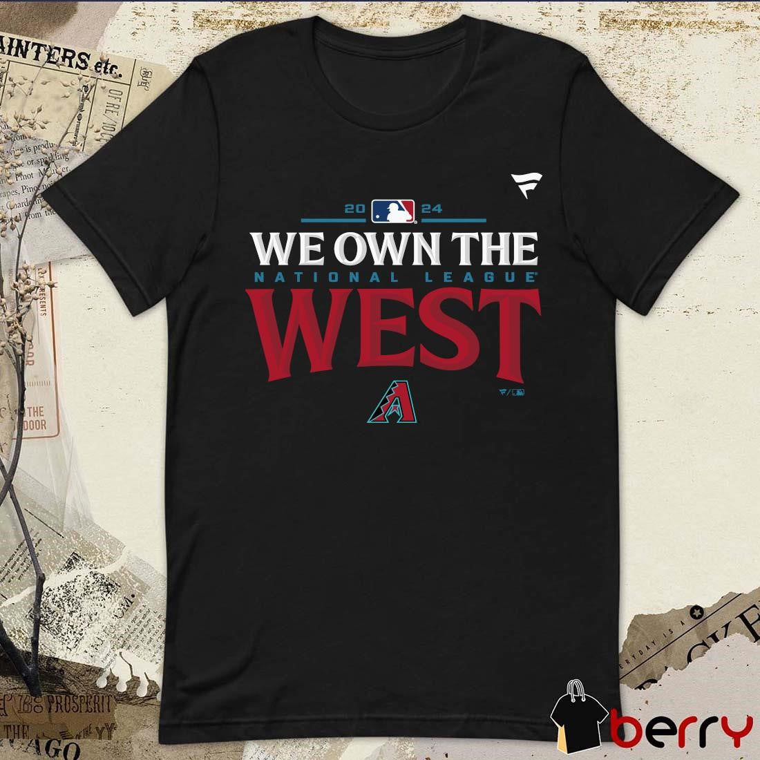 Arizona Diamondbacks 2024 We Own The National League West Division Champions t-shirt
