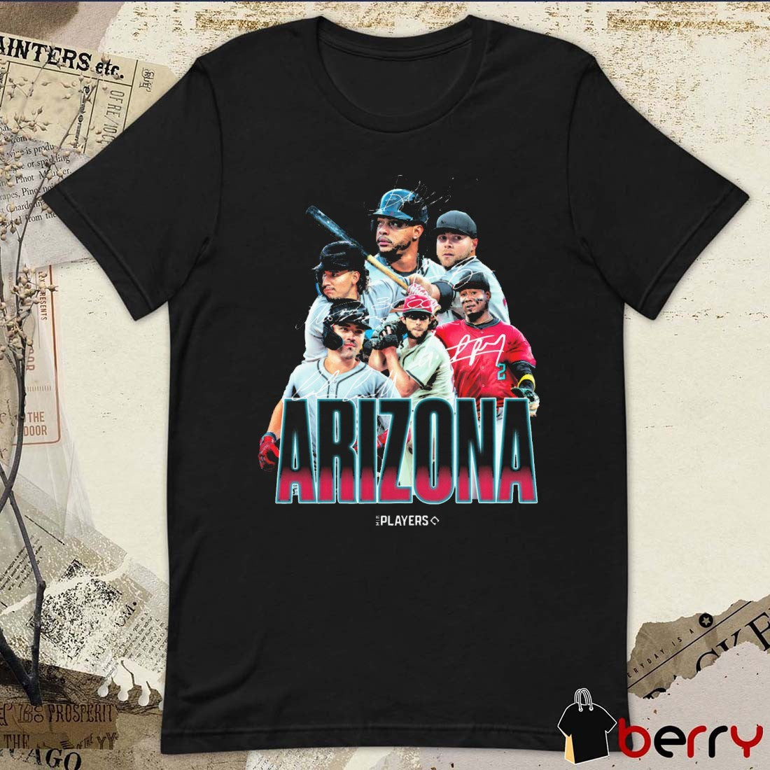 Arizona Diamondbacks Baseball Players Signatures Series 2025 t-shirt