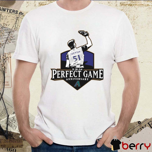 Arizona Diamondbacks Perfect Game Anniversary May 18 2004 Logo t-shirt