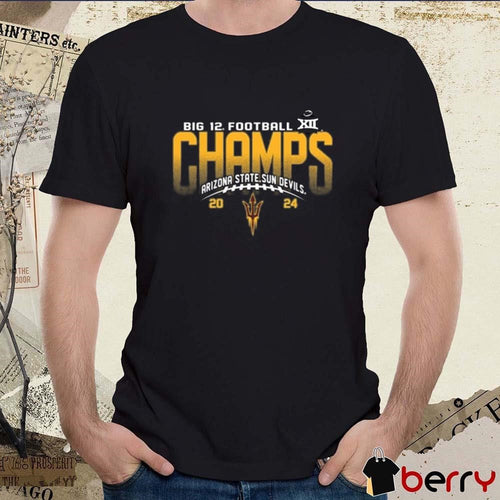 Arizona State Sun Devils 2024 Big 12 Football Champions t-shirt