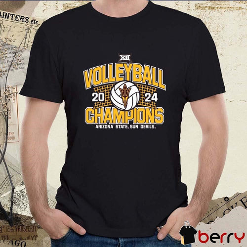 Arizona State Sun Devils 2024 Big 12 Volleyball Regular Season Champions t-shirt