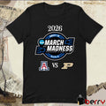 Arizona Wildcats vs Purdue Boilermakers 2026 NCAA March Madness Elite 8 Logos t-shirt