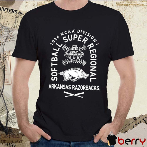 Arkansas Razorbacks 2026 NCAA Division I Softball Super Regionals Champion t-shirt