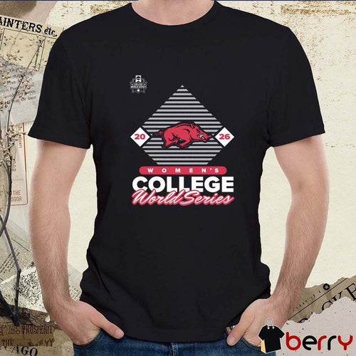 Arkansas Razorbacks 2026 NCAA Softball Women’s College World Series Scoring Title t-shirt