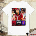 Arkansas Razorbacks Vs Kansas Jayhawks Final Score 79 – 72 NCAA March Madness Poster t-shirt