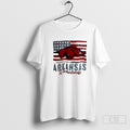 Official Arkansas Razorbacks Football American Flag Sweater