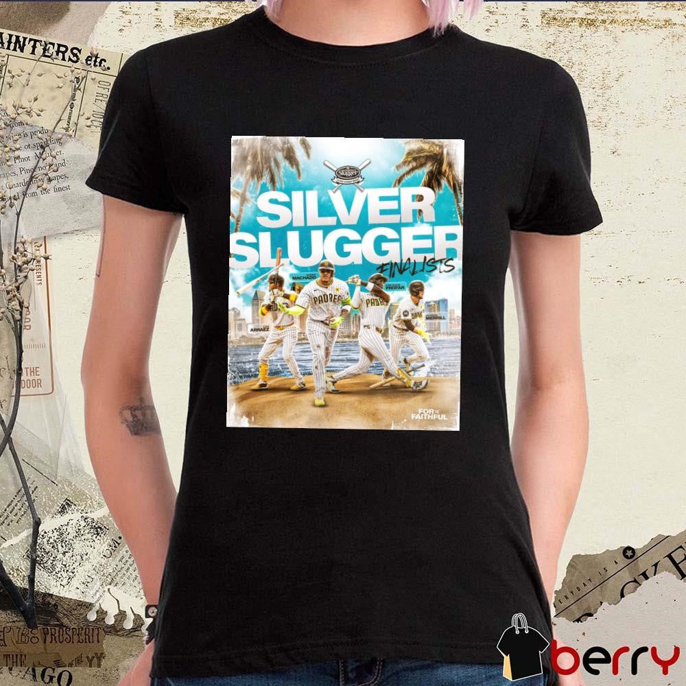 Arraez Machado Profar Merrill San Diego Padres MLB 2024 Silver Slugger finalists Poster t-shirt