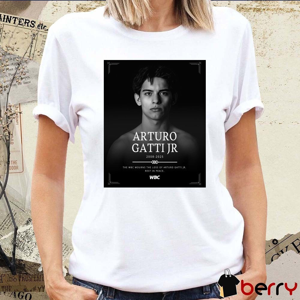 Arturo Gatti Jr 2008 – 2025 The WBC Mourns The Loss Of Arturo Gatti Jr Rest In Peace Poster t-shirt