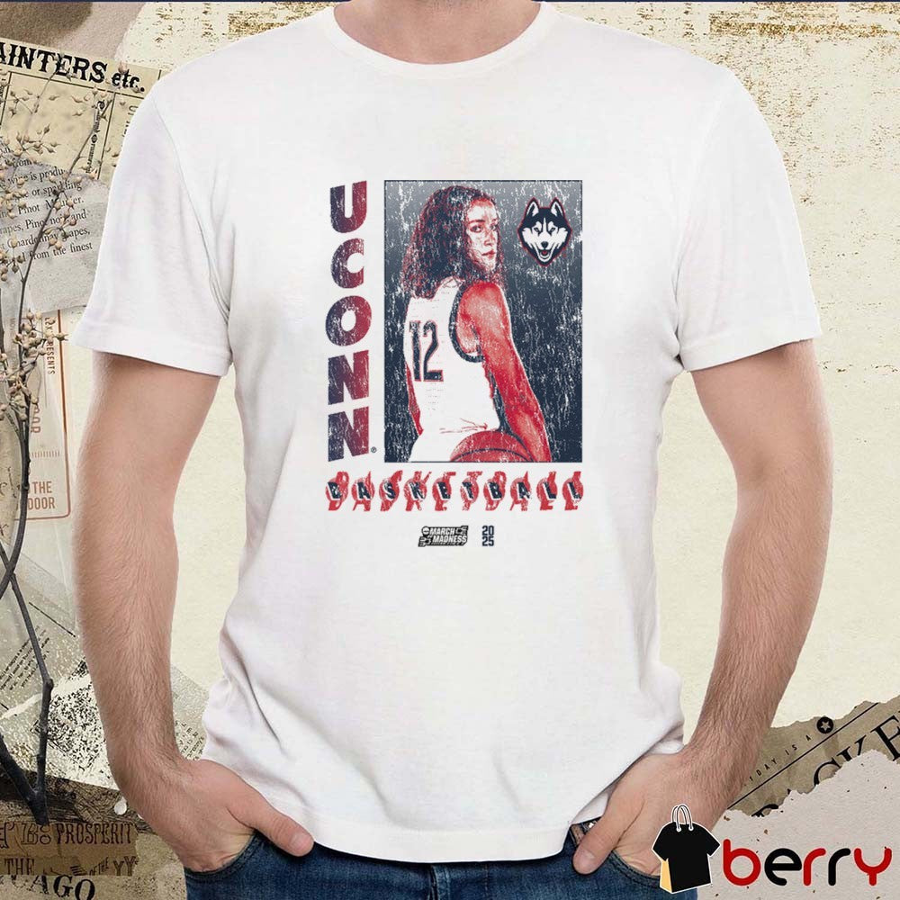 Ashlynn Shade Box Uconn Huskies Basketball 2025 NCAA March Madness Vintage t-shirt
