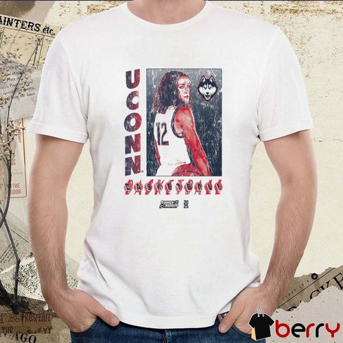 Ashlynn Shade Box Uconn Huskies Basketball 2025 NCAA March Madness Vintage t-shirt
