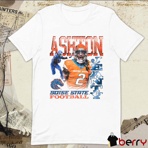 Ashton Deuce Jeanty Boise State Broncos Football Vintage Graphic t-shirt