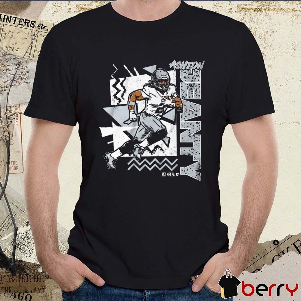 Ashton Jeanty 90s Style Las Vegas Raiders 2025 NFL Graphic t-shirt