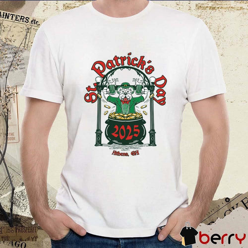 Athens GA Saint Patrick’s Day 2025 Bulldog Graphic t-shirt