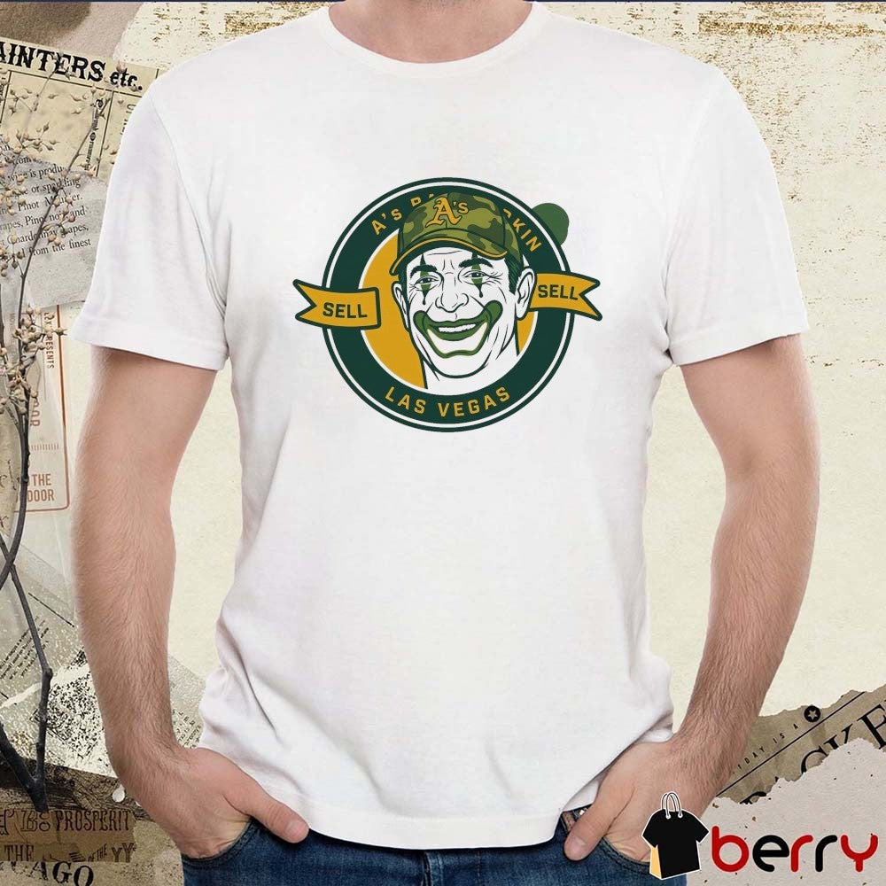 Athletics Las Vegas Sell Sell John Fisher Clown Logo t-shirt