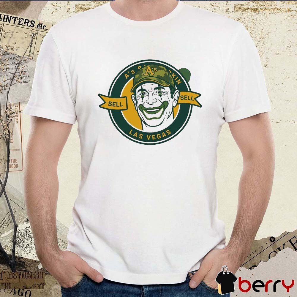 Athletics Las Vegas Sell Sell John Fisher Clown Logo t-shirt