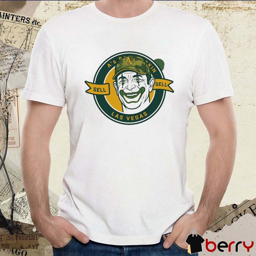 Athletics Las Vegas Sell Sell John Fisher Clown Logo t-shirt