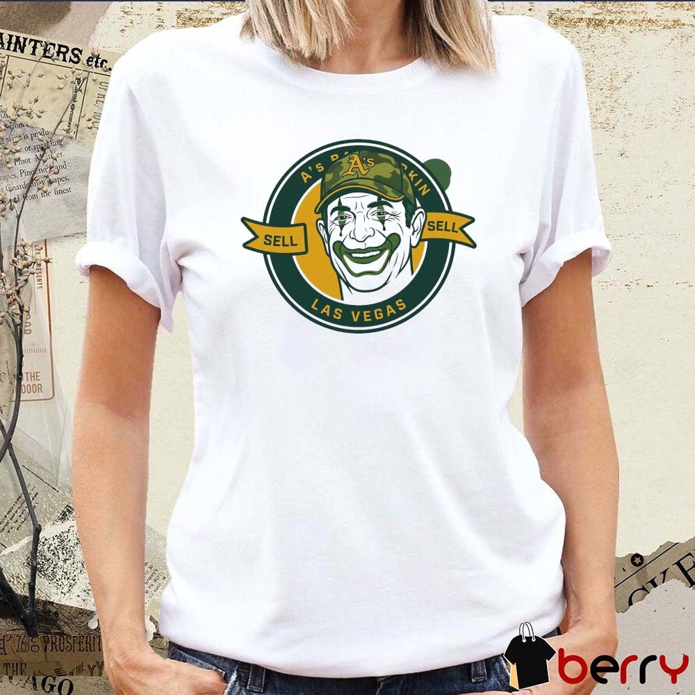 Athletics Las Vegas Sell Sell John Fisher Clown Logo t-shirt