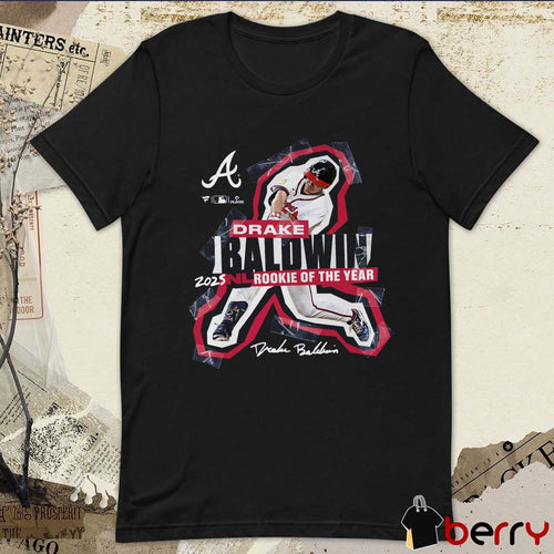 Atlanta Braves Drake Baldwin 2025 MLB National League Rookie of the Year Signature t-shirt